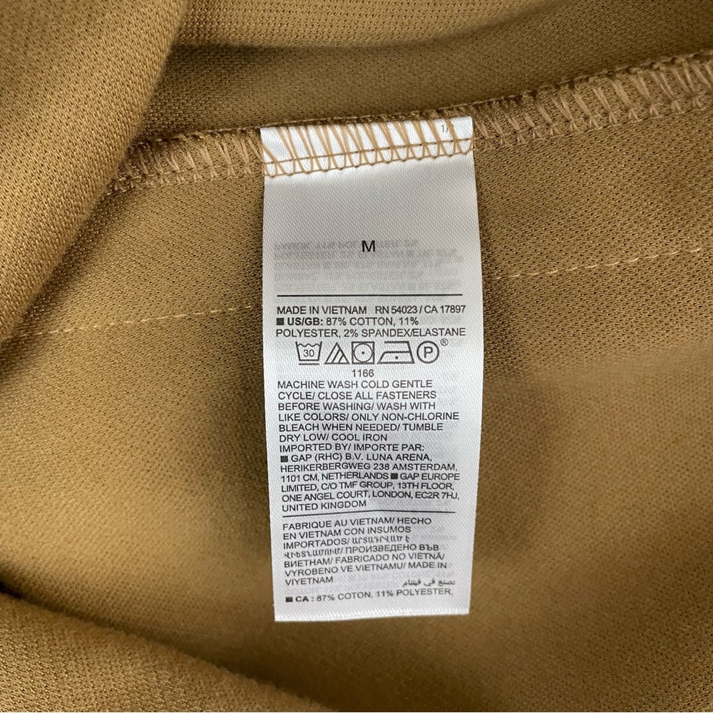 Banana Republic Men’s Ponte Zip Up Chore Coat Jacket Hazel Gaze Medium - Picture 11 of 14